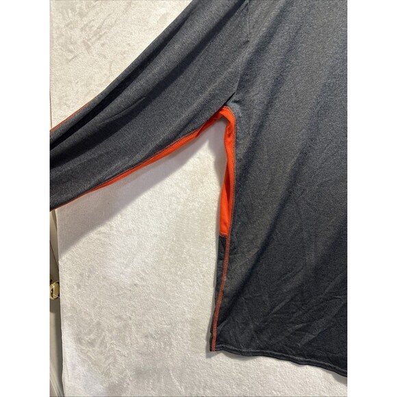 Knights Apparel Syracuse Long Sleeve Performance Shirt Grey Orange Men's 2XL XXL - Picture 10 of 14